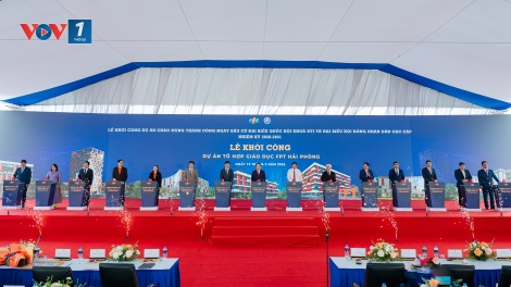 FPT khởi công tổ hợp giáo dục quy mô 5.800 học sinh sinh viên tại Hải Phòng