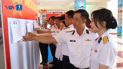 Cán bộ, chiến sĩ Lữ đoàn Tàu ngầm 189 Hải quân vững vàng trước ngày hội lớn của đất nước