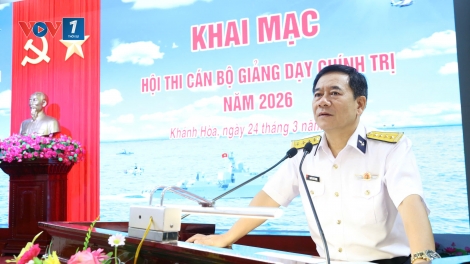 Vùng 4 Hải quân nâng cao chất lượng giáo dục chính trị qua hội thi cán bộ giảng dạy năm 2026