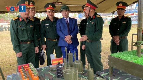 Lực lượng vũ trang Đắk Lắk ra quân huấn luyện và thi đua trong đợt bầu cử