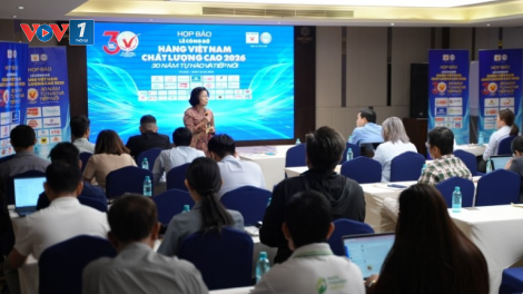 Hơn 580 doanh nghiệp đạt danh hiệu Hàng Việt Nam chất lượng cao năm 2026