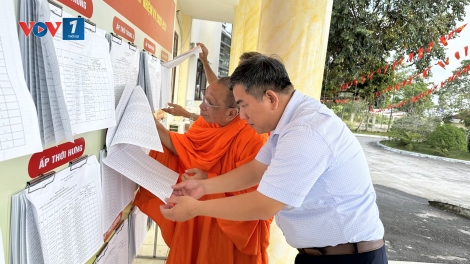 Công tác chuẩn bị bầu cử tại xã Cờ Đỏ, TP. Cần Thơ