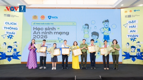 Trao giải Cuộc thi “Học sinh với An ninh mạng 2026”