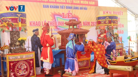 Trang nghiêm Lễ khao lề thế lính Hoàng Sa, nhắc nhớ Đội hùng binh giữ biển