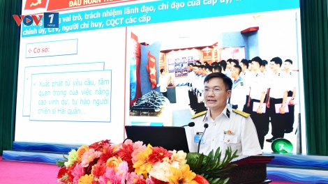 Vùng 5 Hải quân đẩy mạnh đổi mới công tác giáo dục chính trị thông qua hội thi