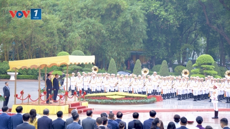 Tổng Bí thư, Chủ tịch nước Tô Lâm chủ trì lễ đón Tổng thống Hàn Quốc