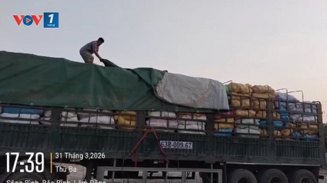 Xe chở quá khổ trên cao tốc bị xử phạt hơn 40 triệu đồng