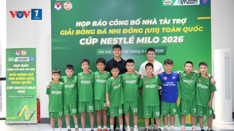 Giải Bóng đá Nhi đồng toàn quốc 2026 diễn ra từ 2/6 đến 6/8