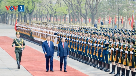 Tổng Bí thư, Chủ tịch nước Tập Cận Bình chủ trì lễ đón chính thức Tổng Bí thư, Chủ tịch nước Tô Lâm