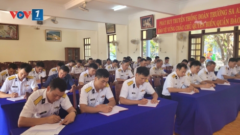 Đưa Nghị quyết Trung ương 2 khóa XIV đến với cán bộ, đảng viên nơi đầu sóng Trường Sa