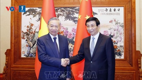 Tổng bí thư, Chủ tịch nước Tô Lâm hội kiến Chủ tịch Chính hiệp toàn quốc Vương Hộ Ninh