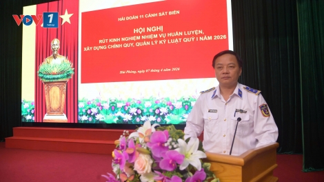 Hải đoàn 11 nâng cao chất lượng huấn luyện, xây dựng chính quy quý I năm 2026