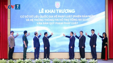 Bộ Tư pháp khai trương Cơ sở dữ liệu quốc gia về pháp luật phiên bản mới