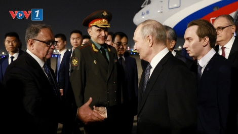 Tổng thống Putin bắt đầu chuyến thăm Trung Quốc