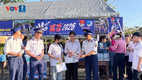 Tuổi trẻ Hải đội 102 Cảnh sát biển "Tiếp sức mùa thi 2026"
