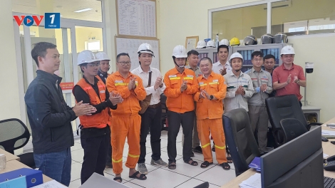 Đóng điện máy biến áp thứ 2 Trạm biến áp 220kV Nam Cấm, tăng cường đảm bảo điện miền Bắc