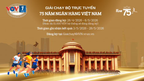 NHNN tổ chức giải chạy trực tuyến kỷ niệm 75 năm thành lập Ngân hàng Việt Nam