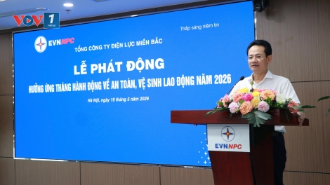 EVNNPC phát động Tháng hành động An toàn VSLĐ năm 2026: Đổi mới quản lý an toàn trong kỷ nguyên số