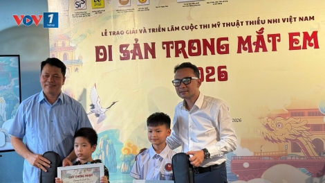 Cuộc thi “Di sản trong mắt em”: Vinh danh những hoạ sĩ nhí tài năng
