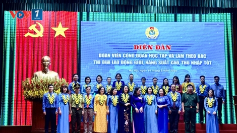  Đoàn viên công đoàn học tập và làm theo tư tưởng, đạo đức, phong cách của Bác