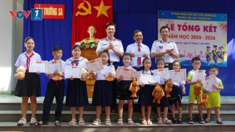Trường Tiểu học Trường Sa tổng kết năm học 2025-2026