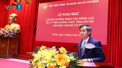 Khai mạc lớp bồi dưỡng nâng cao năng lực xử lý tình huống thực tiễn đối với cán bộ cơ sở