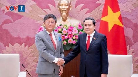 Chủ tịch Quốc hội Trần Thanh Mẫn tiếp Đại sứ Ấn Độ tại Việt Nam