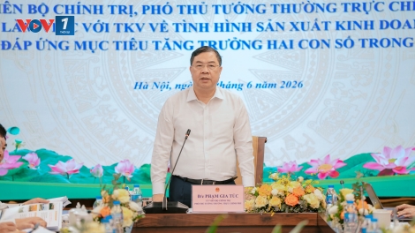 Phó Thủ tướng Thường trực Phạm Gia Túc làm việc với TKV về tình hình sản xuất than, khoáng sản