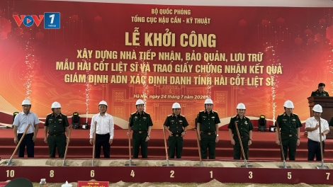 Đảm bảo tiến độ, chất lượng nhà tiếp nhận, bảo quản 300 ngàn mẫu hài cốt liệt sỹ