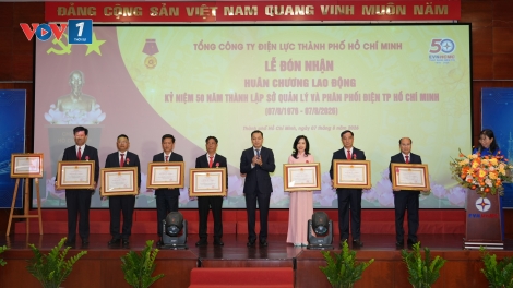 EVNHCMC kỷ niệm 50 năm thành lập và đón nhận Huân chương Lao động Hạng Ba