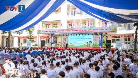 Hơn 1.200 học sinh Tiểu học Vạn Bảo, TP Hà Nội được trang bị kiến thức sử dụng năng lượng tiết kiệm