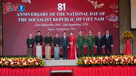 Đại sứ quán Việt Nam tại Myanmar long trọng tổ chức lễ kỷ niệm 81 năm Quốc khánh