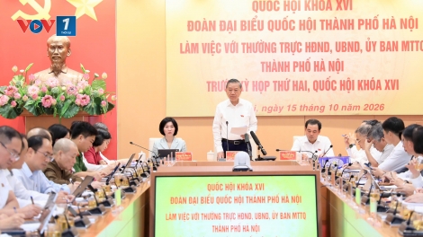 Thời sự 18h 15/10/2026: Đoàn đại biểu Quốc hội Hà Nội làm việc với thành phố trước kỳ họp thứ 2