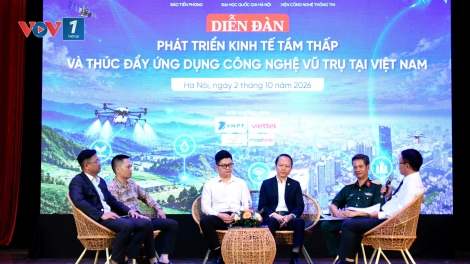Phát triển kinh tế tầm thấp, mở không gian mới từ công nghệ vũ trụ tại Việt Nam 