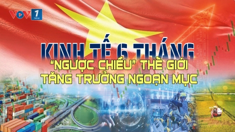 Kinh tế 6 tháng "ngược chiều" thế giới, tăng trưởng ngoạn mục