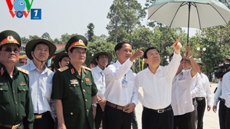 Chủ tịch nước Trương Tấn Sang thăm và chúc Tết lãnh đạo tỉnh Tây Ninh (Thời sự chiều 8/2/2016)