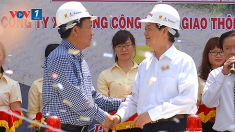 Thời sự chiều ngày 07/9/2014: Thủ tướng Nguyễn Tấn Dũng phát lệnh khởi công xây dựng tuyến đường cao tốc Thái Nguyên - Bắc Kạn.