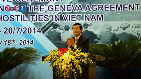 Thời sự trưa ngày 18/7/2014: Mít tinh kỷ niệm 60 năm ký kết hiệp định Giơ-ne-vơ.