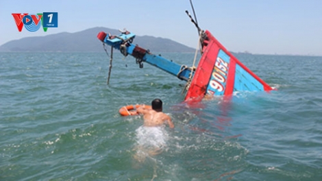 Thời sự trưa ngày 08/7/2014: Đại diện Đoàn luật sư Đà Nẵng đốc thúc phía Trung Quốc cung cấp lai lịch tàu cá Trung Quốc đã đâm chìm tàu ĐN 90152 vào ngày 26/5, để hoàn thiện hồ sơ khởi kiện chủ tàu cá này