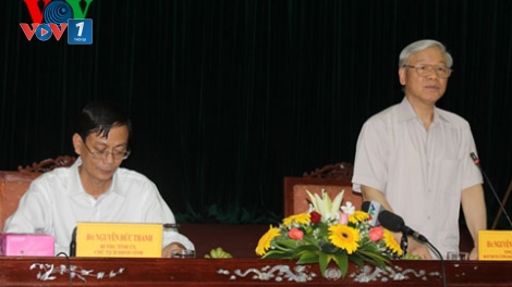 Thời sự chiều ngày 05/7/2014: Tổng bí thư Nguyễn Phú Trọng làm việc với tỉnh Ninh Thuận về tình hình phát triển kinh tế xã hội của địa phương
