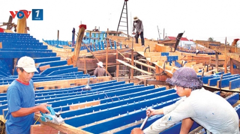 Nhiều vướng mắc trong việc vay vốn đóng tàu.