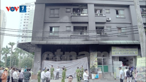 Hơn 23% chung cư tại Hà Nội thiếu an toàn phòng cháy chữa cháy.(Thời sự trưa ngày 14/10/2015)