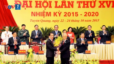 Tổng Bí thư Nguyễn Phú Trọng dự khai mạc Đại hội đại biểu Đảng bộ tỉnh Tuyên Quang lần thứ 16, nhiệm kỳ 2015-2020. (Thời sự chiều 23/10/2015)