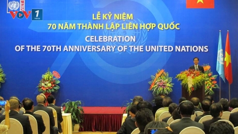 Thủ tướng Nguyễn Tấn Dũng dự và phát biểu tại Lễ kỷ niệm 70 năm Ngày thành lập Liên hợp quốc. (Thời sự đêm 27/10/2015)