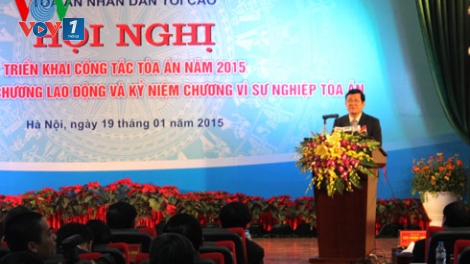 Pháp luật và đời sống ngày 03/02/2015: Nhìn lại hoạt động xét xử của ngành tòa án trong năm qua