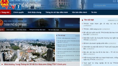 Thời sự chiều ngày 14/6/2015: Thành phố Hồ Chí Minh khai trương Trang thông tin Thành phố trên Cổng thông tin điện tử Chính phủ.