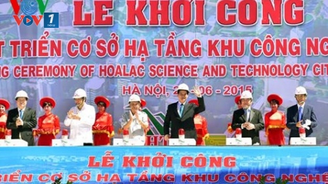 Thời sự trưa ngày 26/6/2015: Thủ tướng Nguyễn Tấn Dũng phát lệnh khởi công dự án phát triển Khu công nghệ cao Hòa Lạc, Hà Nội.