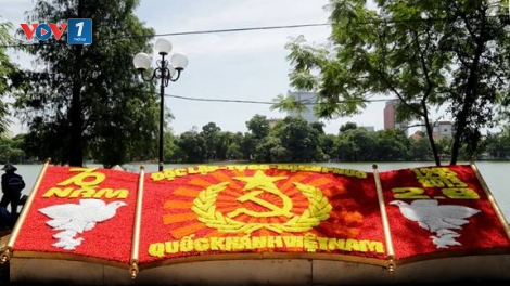 Tối nay, tại Hà Nội diễn ra buổi tổng duyệt diễu binh, diễu hành kỷ niệm 70 năm Cách mạng tháng Tám và Quốc khánh 2/9