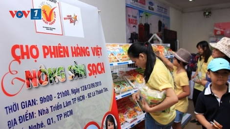 Lần đầu tiên tại Thành phố Hồ Chí Minh diễn ra “Chợ phiên hàng Việt và nông sản sạch”