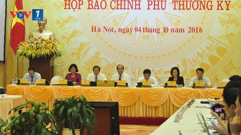 Chính phủ họp phiên thường kỳ tháng 9: Phấn đấu thúc đẩy tăng trưởng, cải thiện chất lượng tăng trưởng và phát triển bền vững. (05/10/2016)